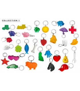 PORTE-CLES ACRYLIQUE RECYCLE - PCPR