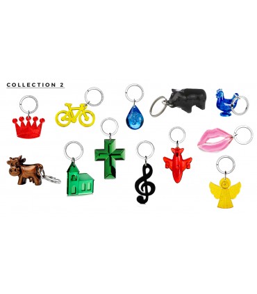 Porte-clés acrylique recyclé