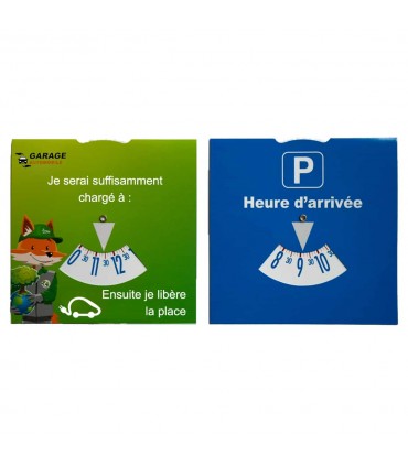 DISQUE DOUBLE FONCTION STATIONNEMENT + RECHARGE - DISQUEDF