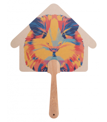 EVENTAIL PAPIER AVEC MANCHE BAMBOU DIGIBREEZE ECO