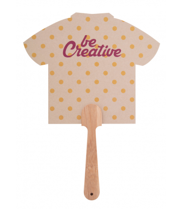 EVENTAIL PAPIER AVEC MANCHE BAMBOU DIGIBREEZE ECO