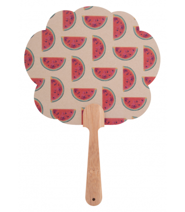 EVENTAIL PAPIER AVEC MANCHE BAMBOU DIGIBREEZE ECO