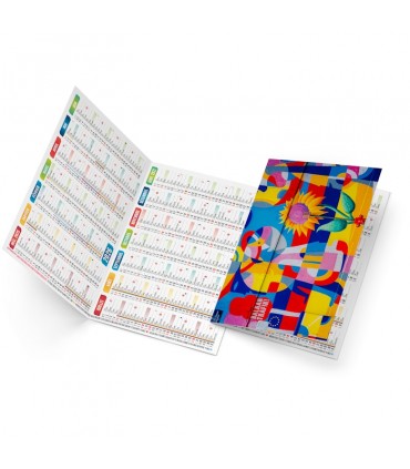 Calendrier de poche - 2 volets