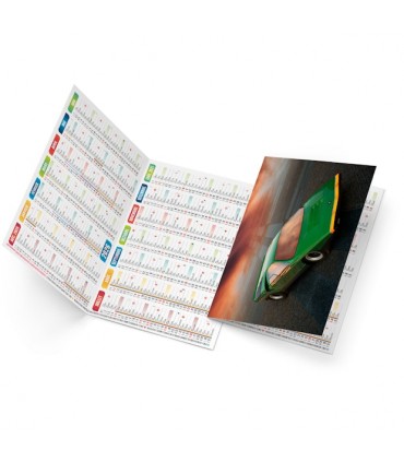 Calendrier de poche - 2 volets