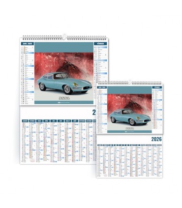 Calendrier illustré - 6 feuillets - 2 formats