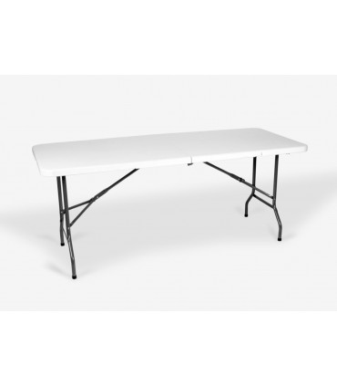 Table pliante avec nappe