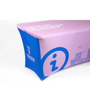 Table pliante avec nappe