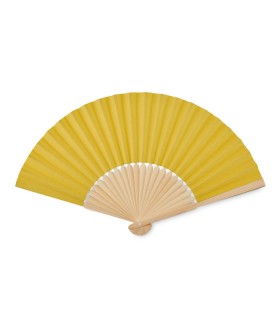 Eventail en bambou avec tissu en papier