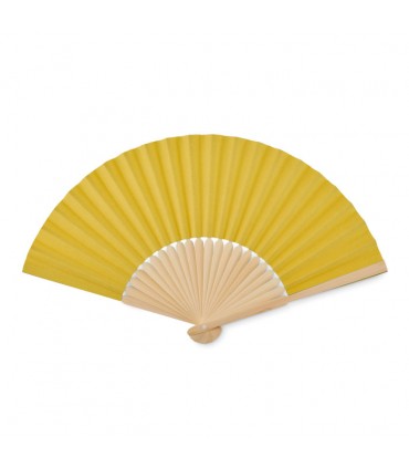 Eventail en bambou avec tissu en papier
