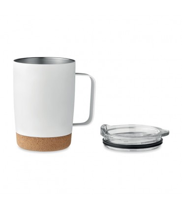 Mug à double paroi avec base en liège 300 ml