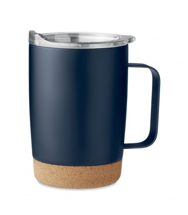 Mug à double paroi avec base en liège 300 ml