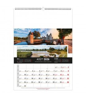 Calendrier mural illustré 12 feuillets