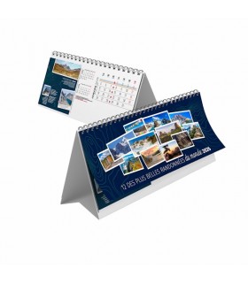 Calendrier de bureau chevalet maxi