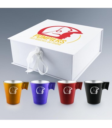 Coffret de 4 tasses Expresso 8cl - Luminarc