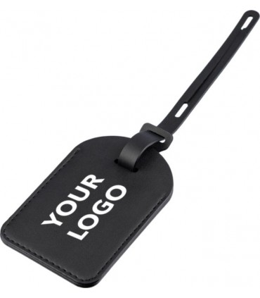 Étiquette de bagage en PU recyclé avec traceur