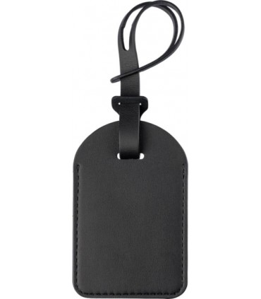 Étiquette de bagage en PU recyclé avec traceur