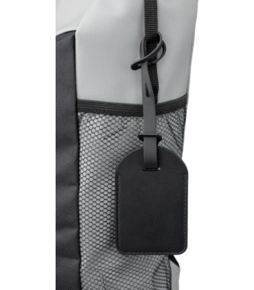 Étiquette de bagage en PU recyclé avec traceur