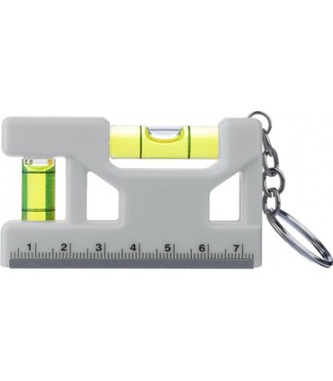 Porte-clés niveau à bulle en ABS recyclé Indira