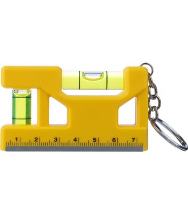 Porte-clés niveau à bulle en ABS recyclé Indira