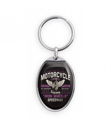 Porte-clés ovale Zamac - EXPRESS