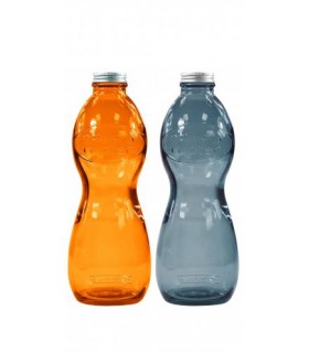 Bouteille en verre recyclé 1 litre  - AQUAGLOUGLOU
