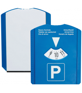 Disque de stationnement avec raclette