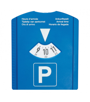 Disque de stationnement avec raclette
