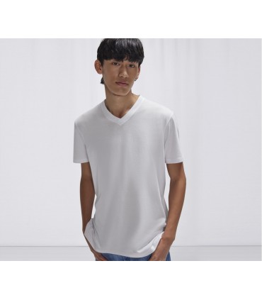 Tee-shirt homme col V 150 éco-responsable