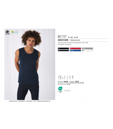 Débardeur homme 150 éco-responsable