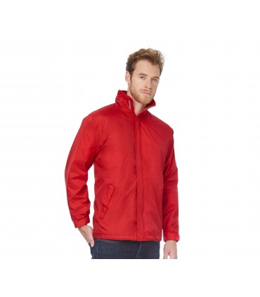 Veste coupe-vent doublée micropolaire