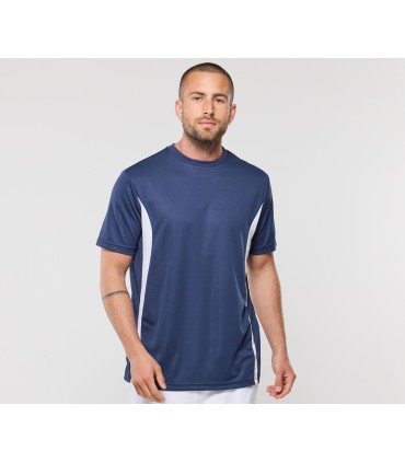 Tee-shirt respirant sport bicolore