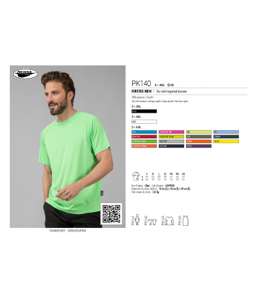 Tee-shirt sport respirant manches courtes