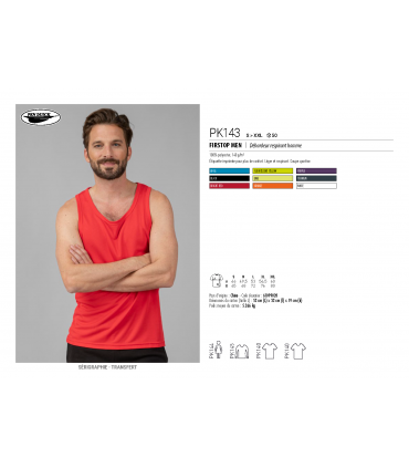 Débardeur sport respirant