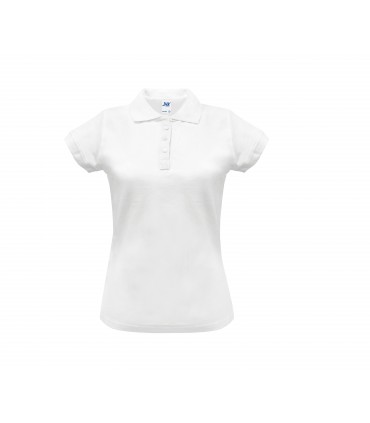 Polo femme coton manches courtes
