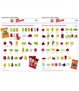 SACHET DE BONBONS GELIFIES AUX FRUITS | ref :  110101000