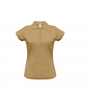 Polo femme coton manches courtes