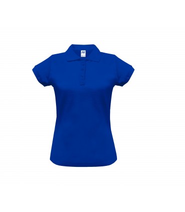 Polo femme coton manches courtes
