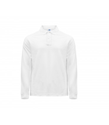 Polo homme coton manches longues
