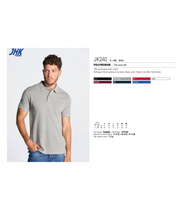 Polo homme manches courtes Premium