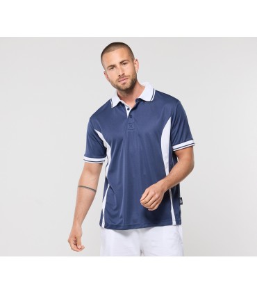 Polo sport respirant homme bicolore