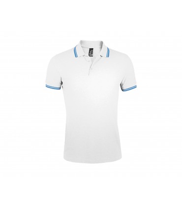 Polo homme col contrasté Pasadena 200