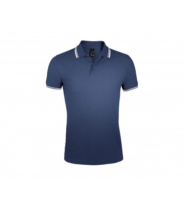 Polo homme col contrasté Pasadena 200