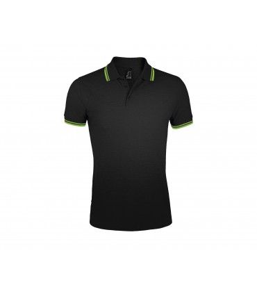 Polo homme col contrasté Pasadena 200