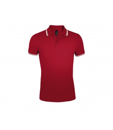 Polo homme col contrasté Pasadena 200