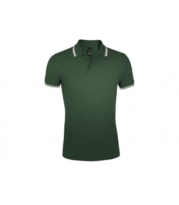 Polo homme col contrasté Pasadena 200