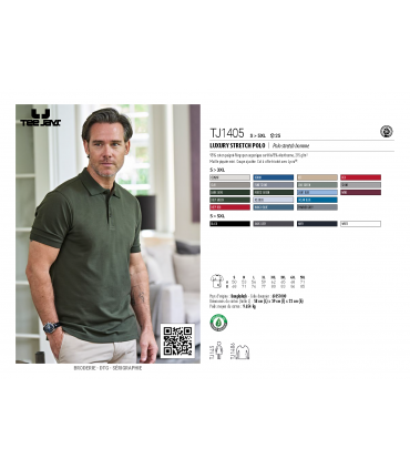 Polo homme manches courtes stretch Luxury
