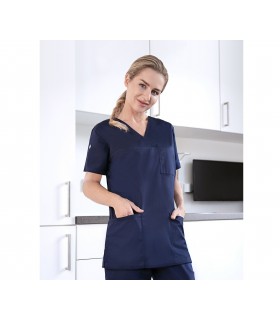 Tunique professionnelle manches courtes femme