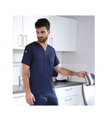 Tunique professionnelle manches courtes homme