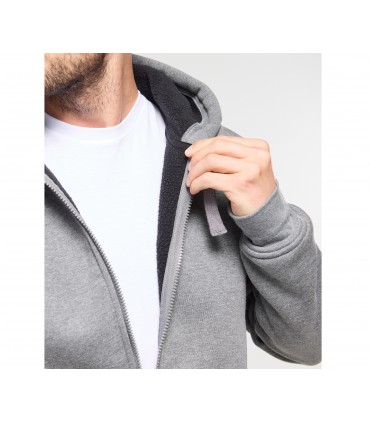 Sweat zippé à capuche doublé polaire Sherpa