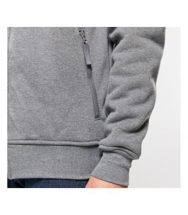 Sweat zippé à capuche doublé polaire Sherpa